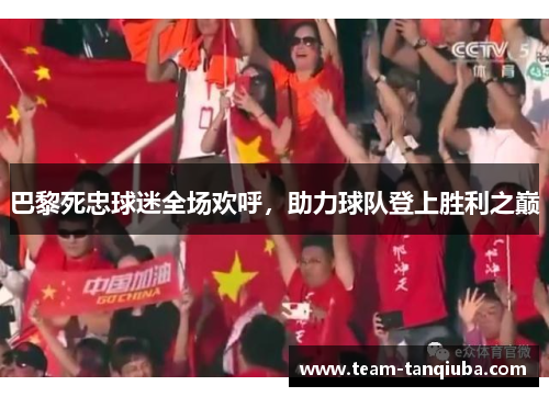 巴黎死忠球迷全场欢呼，助力球队登上胜利之巅